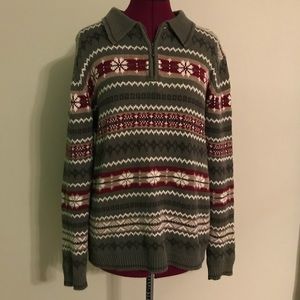 Collared Holiday Sweater